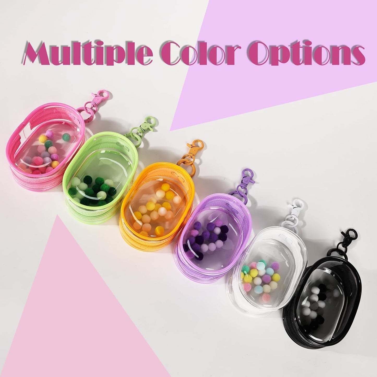 1|2|4 Pack 1Pack) Linsaner Storage Bag for Organizing Data Cables, Earphone, Chargers, Keys, Change, Blind Box Doll