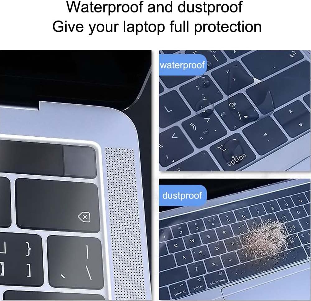 ANRACHEL 13" 14" 15.6" inch,Ultra (15"-17.3" Universal Keyboard Protector Cover Skin for Laptop Notebook Thin Silicone