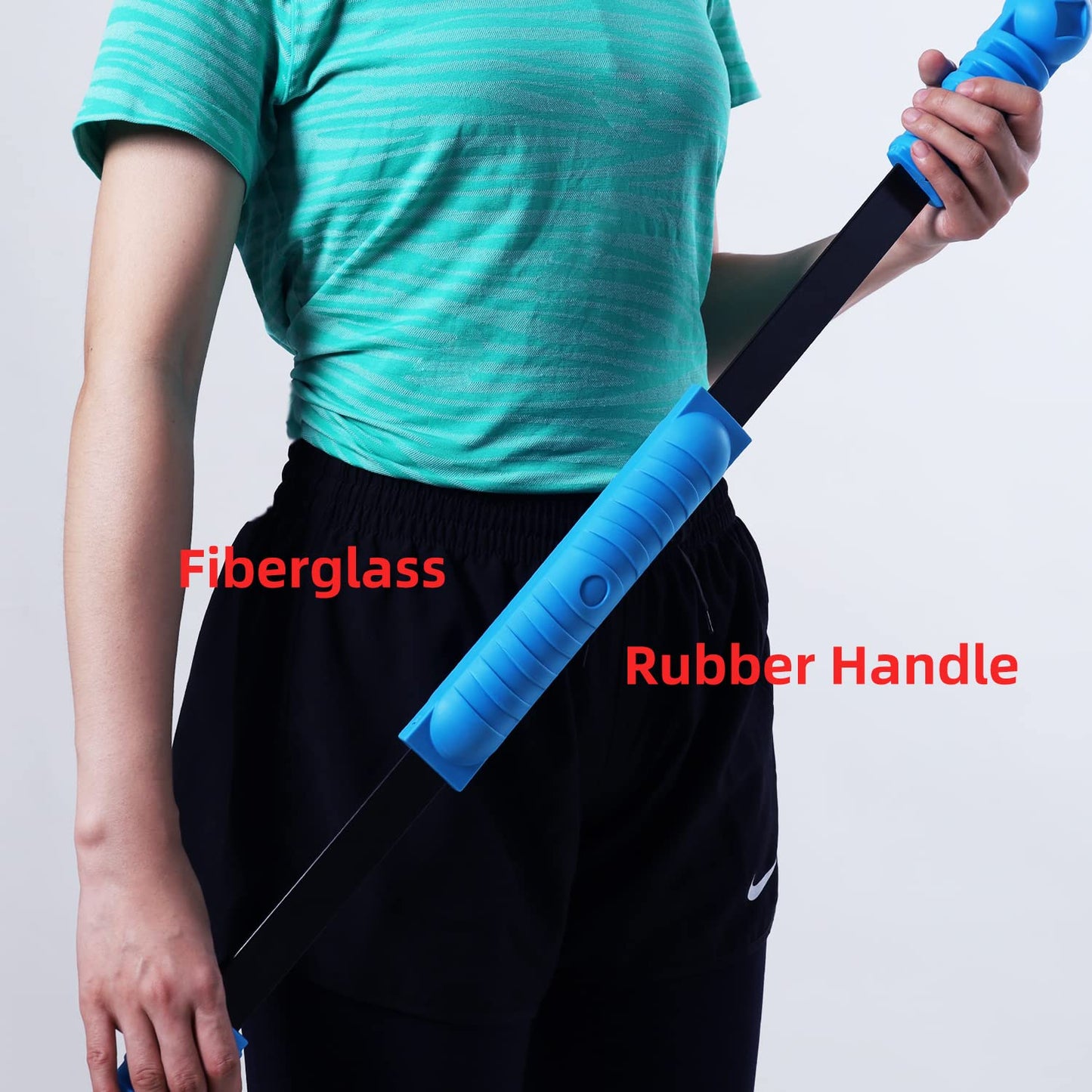 ANGLER DREAM One-piece Elastic Bar Muscle Training Fitness Stick Fat Burning Tremor Stick Full-Body Exercise Shoulder Rehabilitation Physical Therapy, Aerobics,Body Shaping