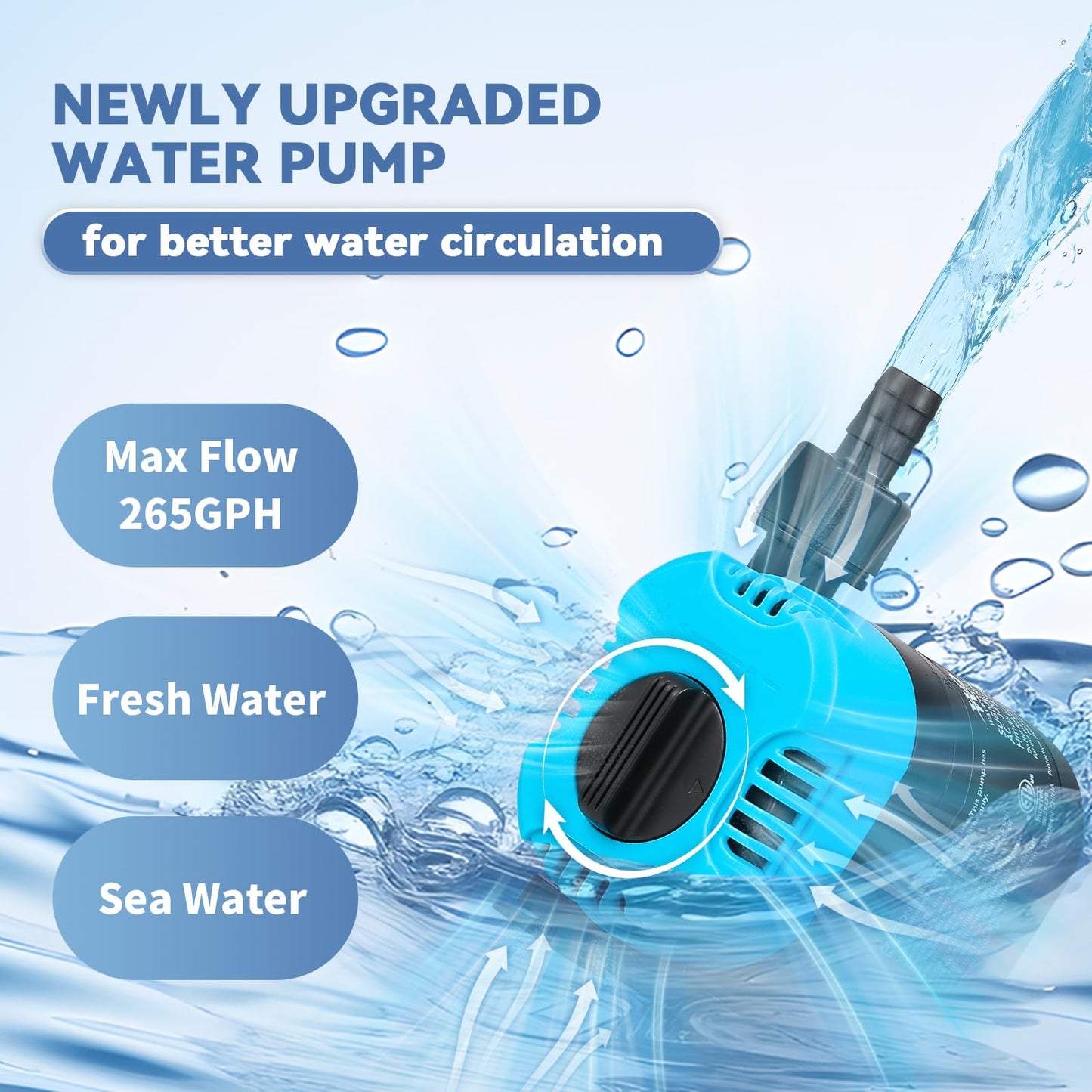 [New Upgrade] Poafamx Aquarium Chiller 42Gal Water Chiller for Fish Tank 1/10 HP Aquarium Cooler with Touch Screen Quiet Refrigeration Compressor Saltwater Freshwater for Fish Axolotl Hydroponic Coral