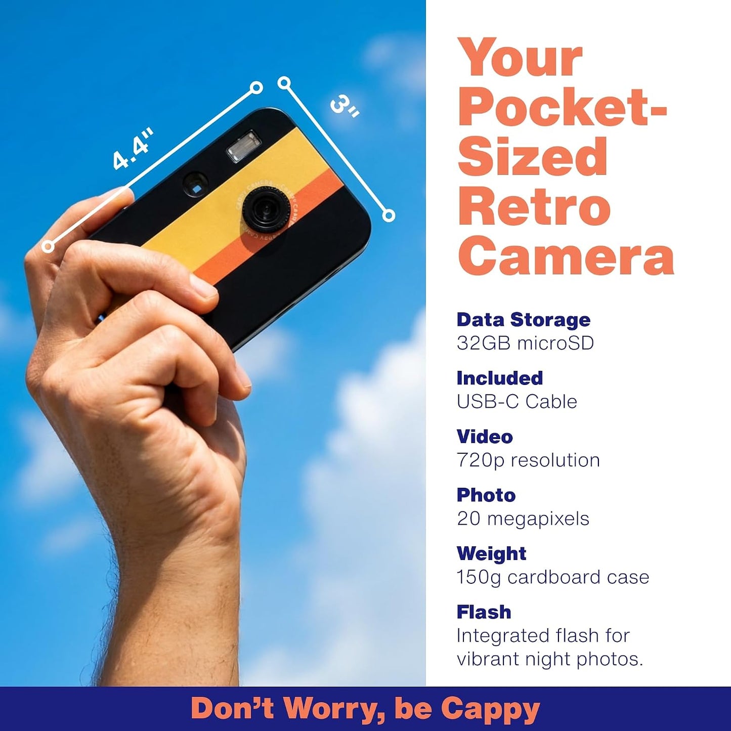 CAPPY CAMERA Set 235 Y2K Screw-On Lens - Wide Angle & Fisheye Lens Kit - Specifically for Cappy Retro Digital Camera