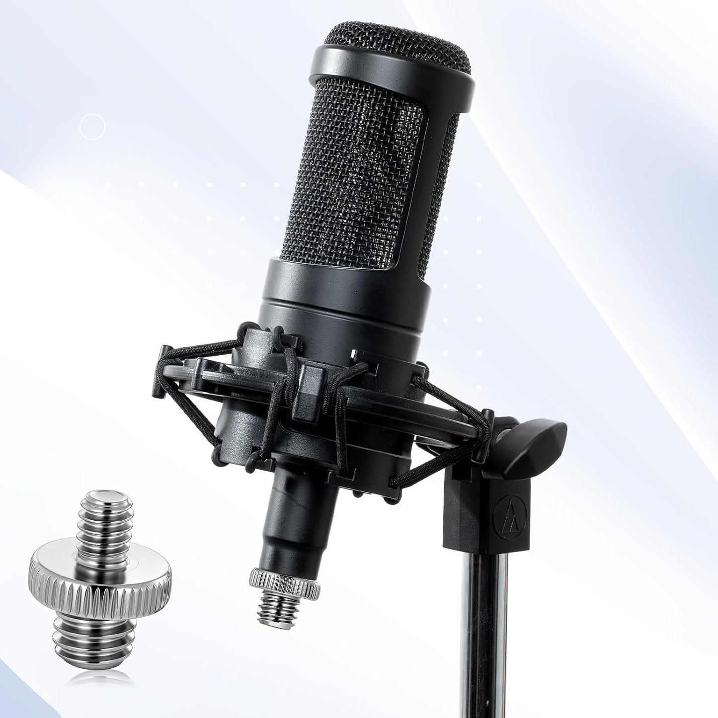 Xosjska 3 3/8 1/4 3 1/4 Inch 3/8 Inch PCS to Tripod Adapter and PCS to Mount Screws, Double Head Converter Precision