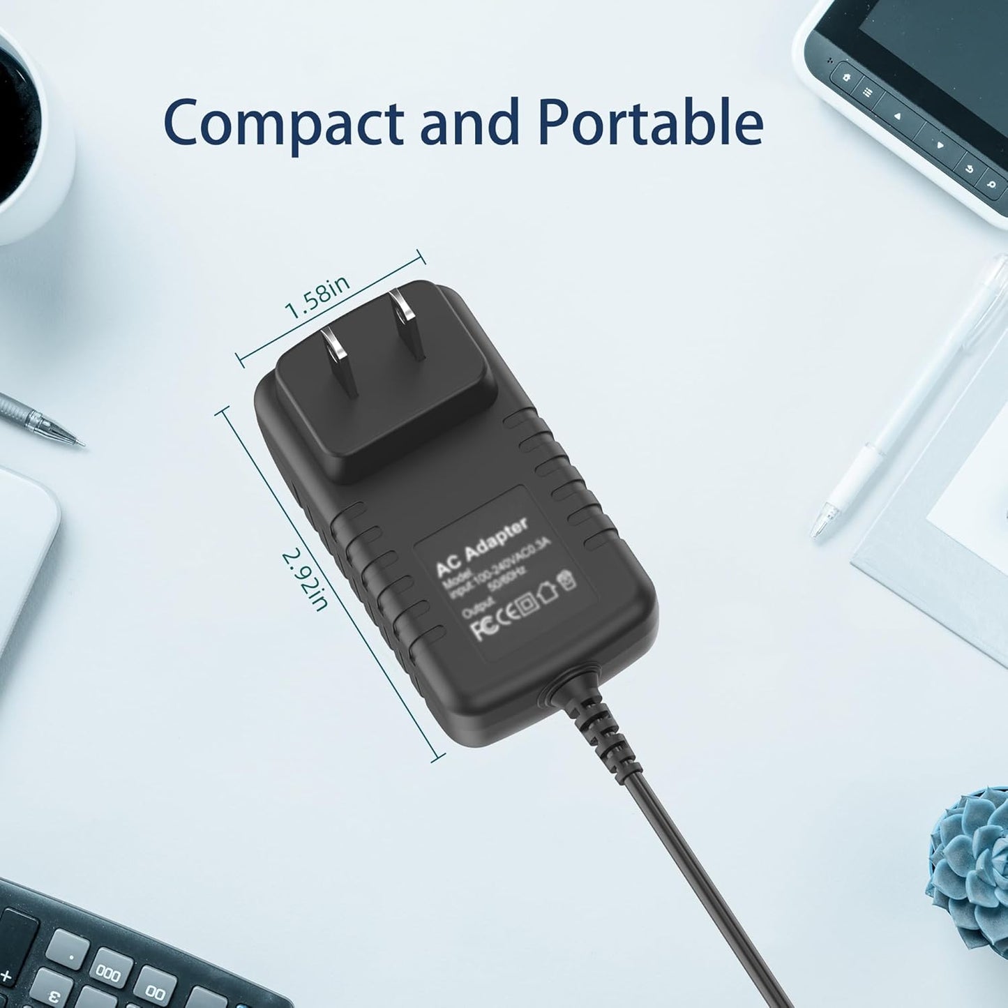 MDCGPower 12V 1A 1000mA 12W Adapter,12W 12V Power Supply Adapter, AC/DC AC Switching Adapter DC Charger for CCTV