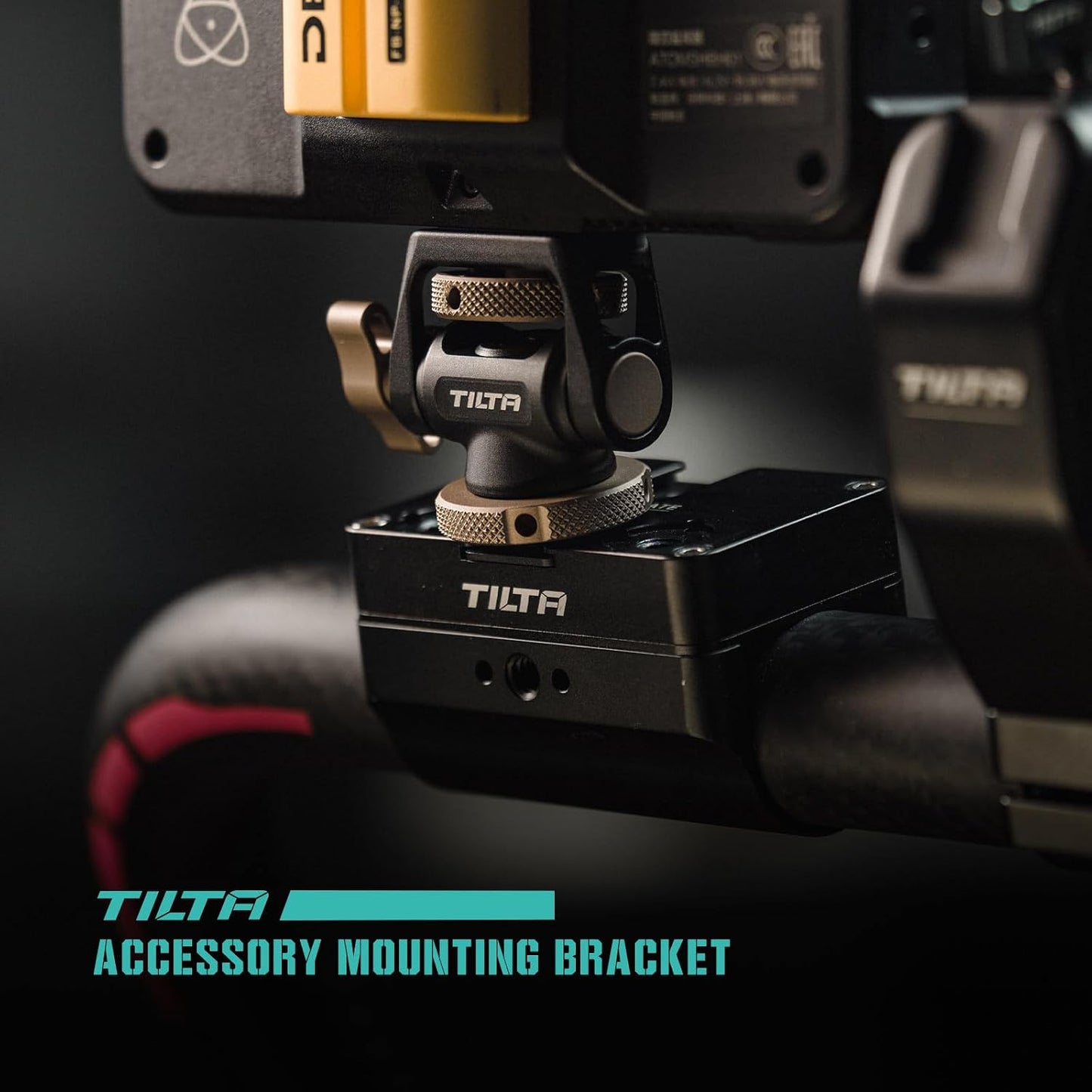 Tilta 4.4lb 360 175 Camera Monitor Mounting Bracket, Cold Shoe Mount for External Monitor Accessories | Supports Load |