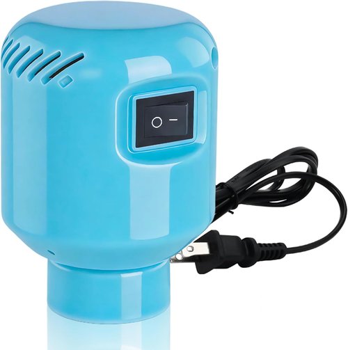 HOTBAG Electric Air Pump - Portable Vacuum Pump for Travel | Compress Clothing & Vacuum Seal Bags - Blue