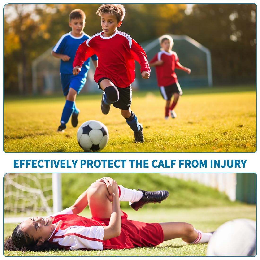 ADEGARI Soccer Shin Guards for Kids Youth, 2 Pairs Breathable Shin Pads for Boys Girls Teens Adults, Lightweight Football Equipment Cushion Protection for Men Women
