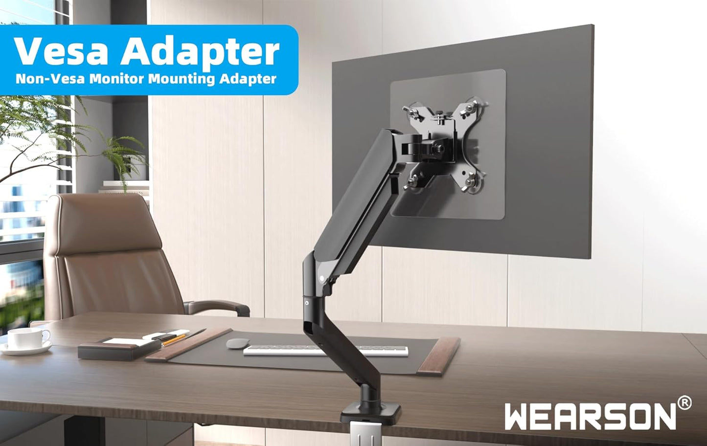 WEARSON 2PCS/LOT 75x75 mm 10,12,13,15.6,16,17,17.3,18.5,19,22 inch 5-11lbs Non VESA Monitor Mount Adapter - VESA