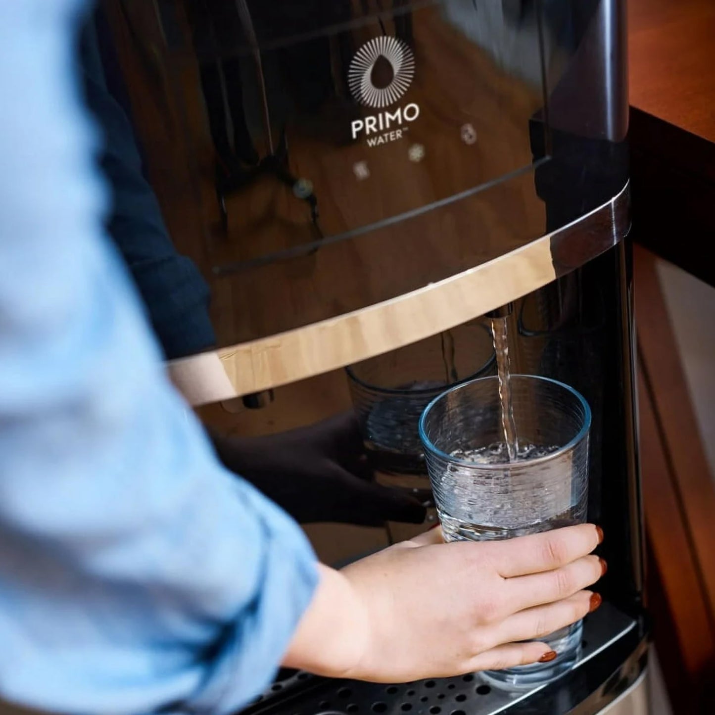 Primo Water Dispenser for 5 Gallon Bottle with Pet Drinking Station - Hot & Cold Top Loading Water Cooler Machine