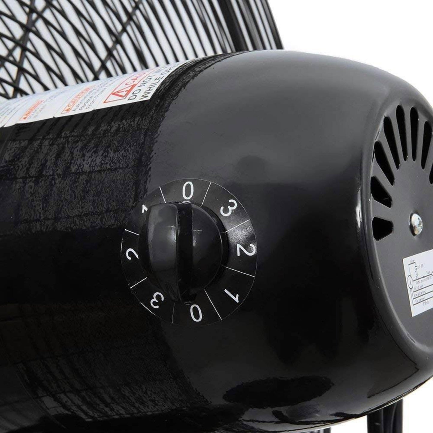 Master 24 Inch Oscillating Industrial High Velocity Pedestal Fan - Use for Shop, Garage or Warehouse, All-Metal Construction with OSHA-Compliant Safety Guards, 3 Speed Settings (MAC-24POSC)