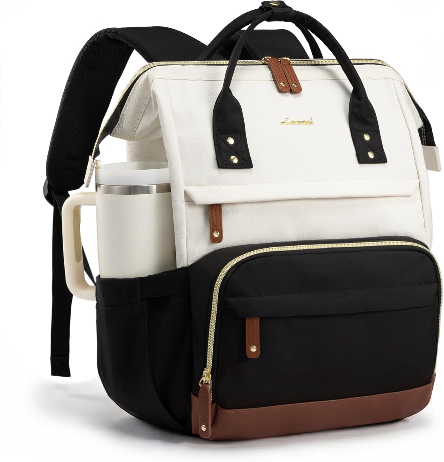 Backpack 15.6 Inch Backpacks Daypack LOVEVOOK Laptop for Women, Work Business Purse With Large Capacity, Waterproof