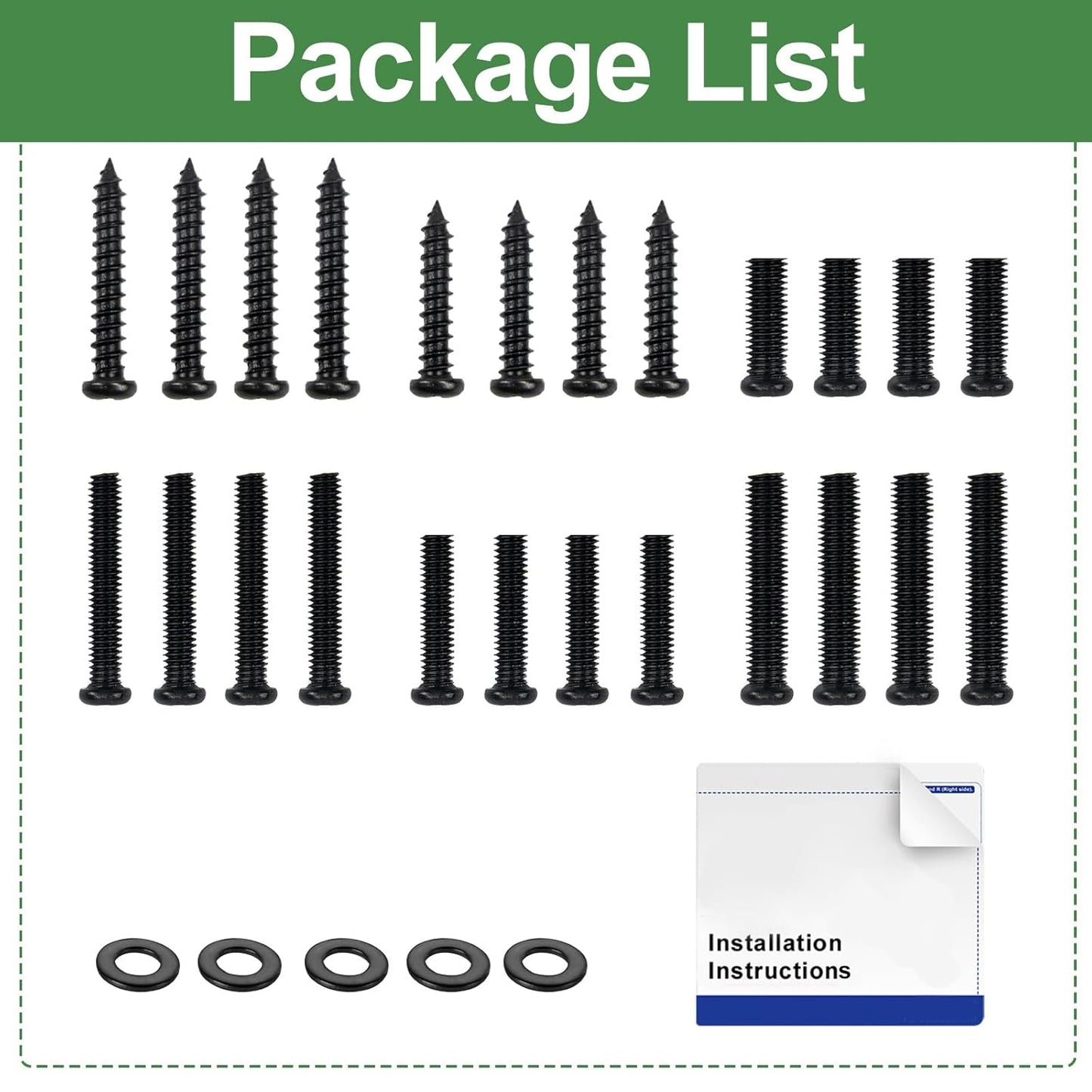 Yaotieci 32" 40" 43" 45" 50" 55" TV Stand Screws and Washers for Samsung TV Legs Screws, for Samsung TV Feet