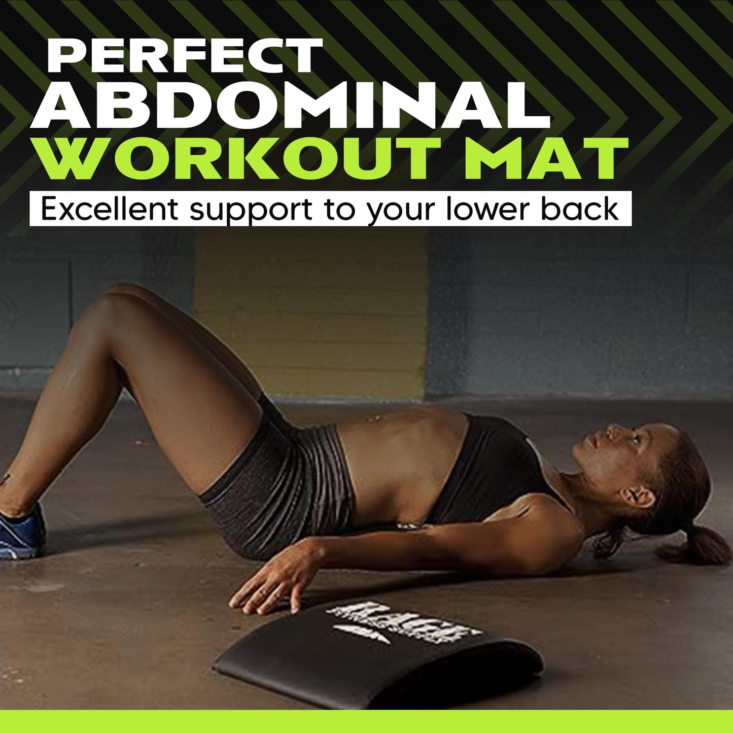 Rage Fitness Abdominal Mat, Ab Mat, Core Trainer, Crossfit Core Workouts, Sit ups, Crunches - Workouts Included