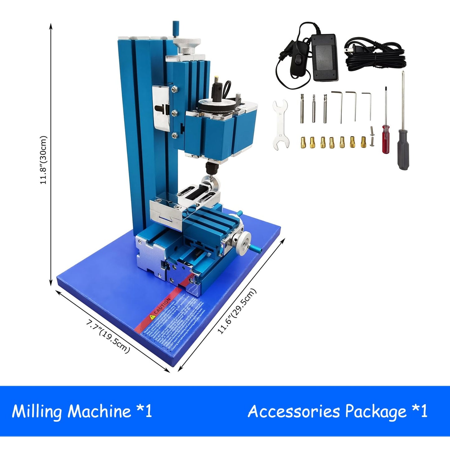 INTBUYING Mini Metal Milling Machine AC100V-240V Mini Drilling and Milling Machine DIY Tool Benchtop Wood Lathe for Educational Model Making