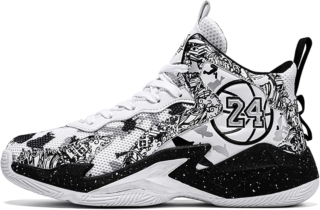 Boys Basketball Shoes Breathable Indoor Athletic Shoes Youth Outdoor Fashion Sneakers Comfortable Basketball Shoes for Girls