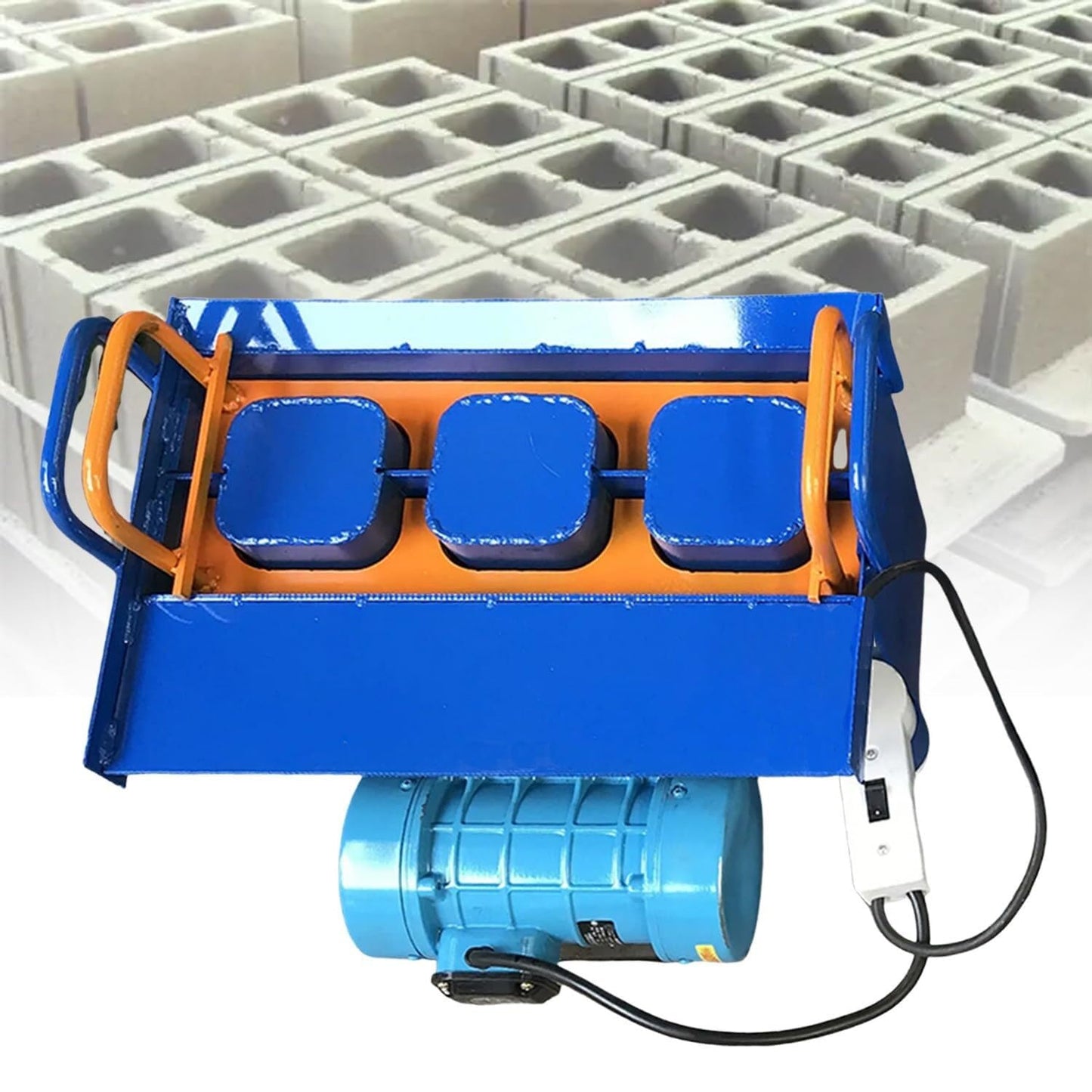 Cement Block Forming Machine, Brick Making, Multiple Molds Optional, 23kn Pressure, 45s Fast, 30 Bricks/H, Suitable for Home Use, Farm Manufacturing(H6)