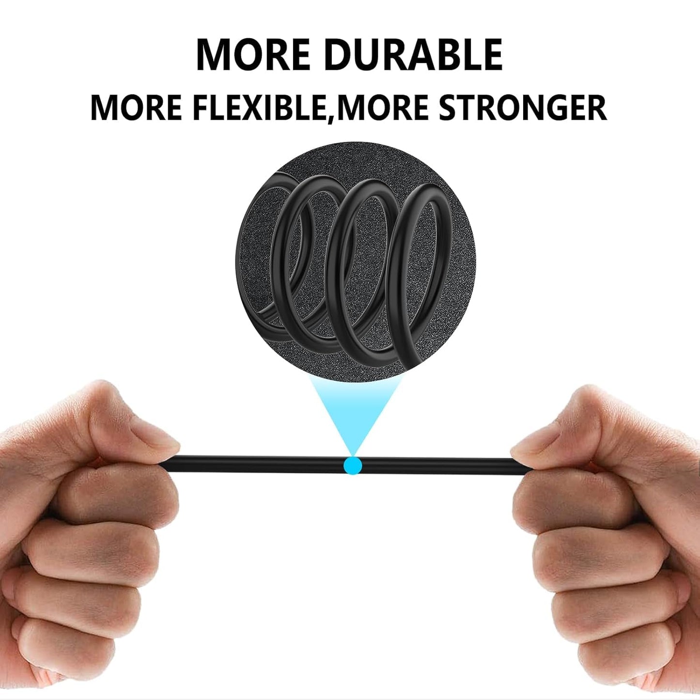 2 Pack (3.3ft/1m), 3.5mm Vancle Aux Cable Audio AUX Cord (Male to Male) for Headphones, Car, Home Stereos, Speaker
