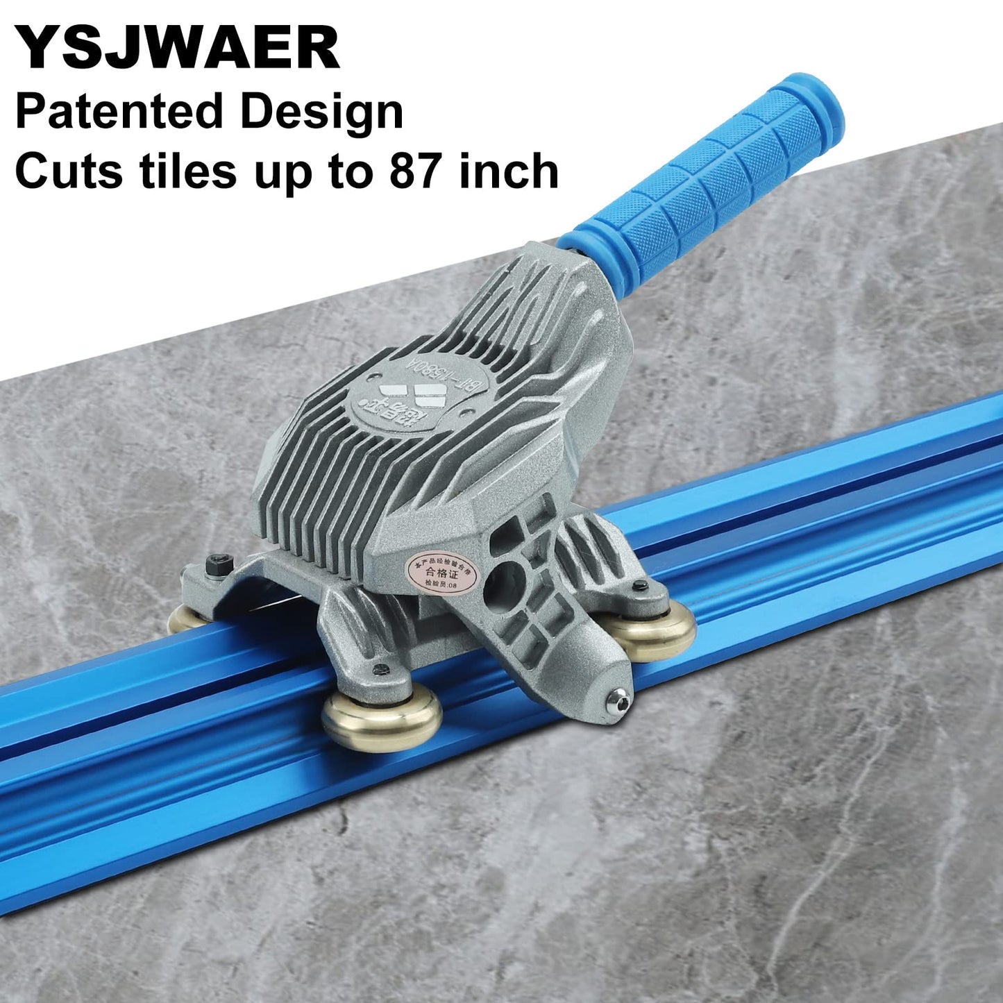 Ceramic Tile Cutter Machine YSJWAER - Manual Cutting Tool for Large Ceramic Porcelain Up to 87"