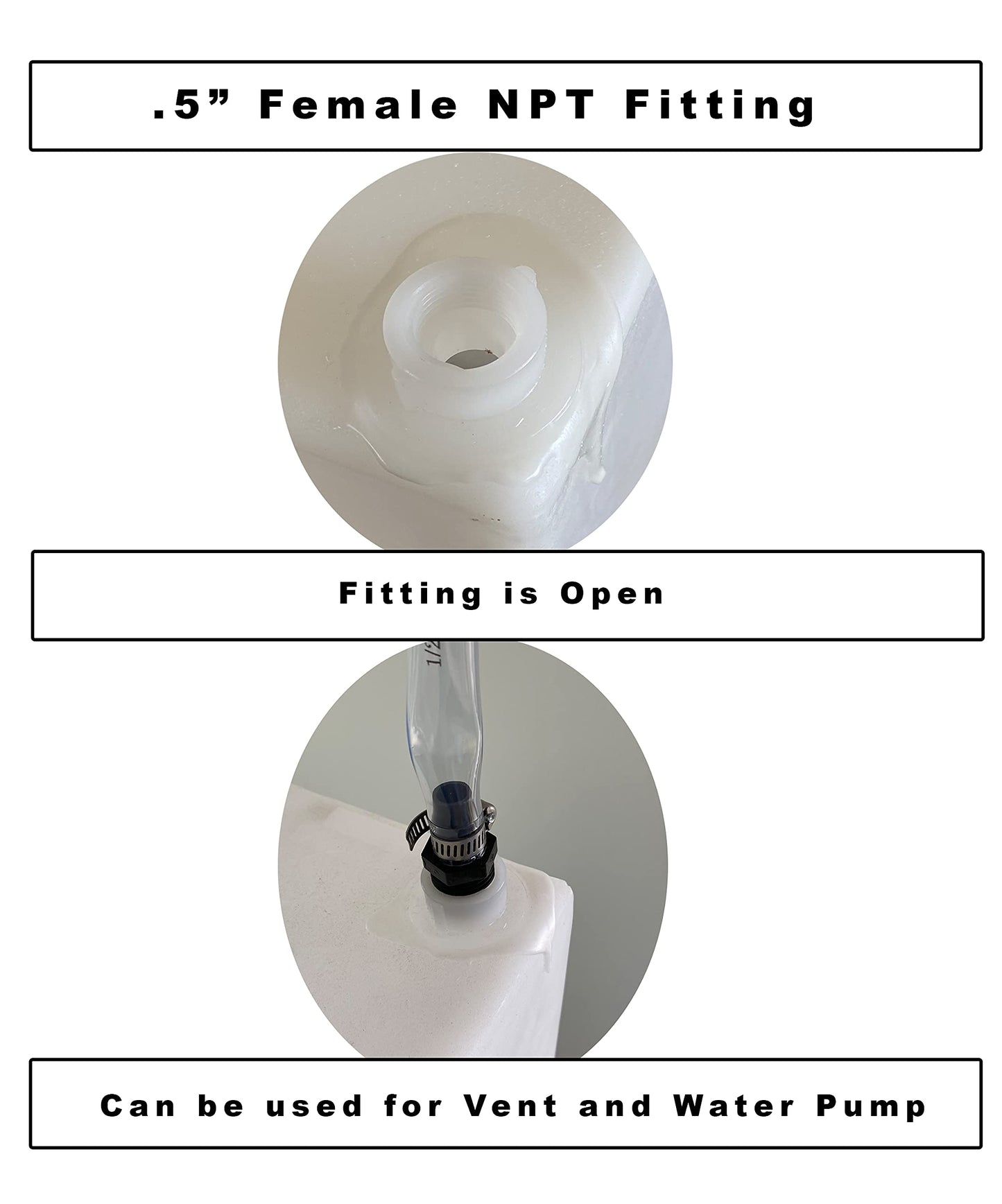 Class A Customs | T-6500 | 65 Gallon RV Fresh Water Holding Tank