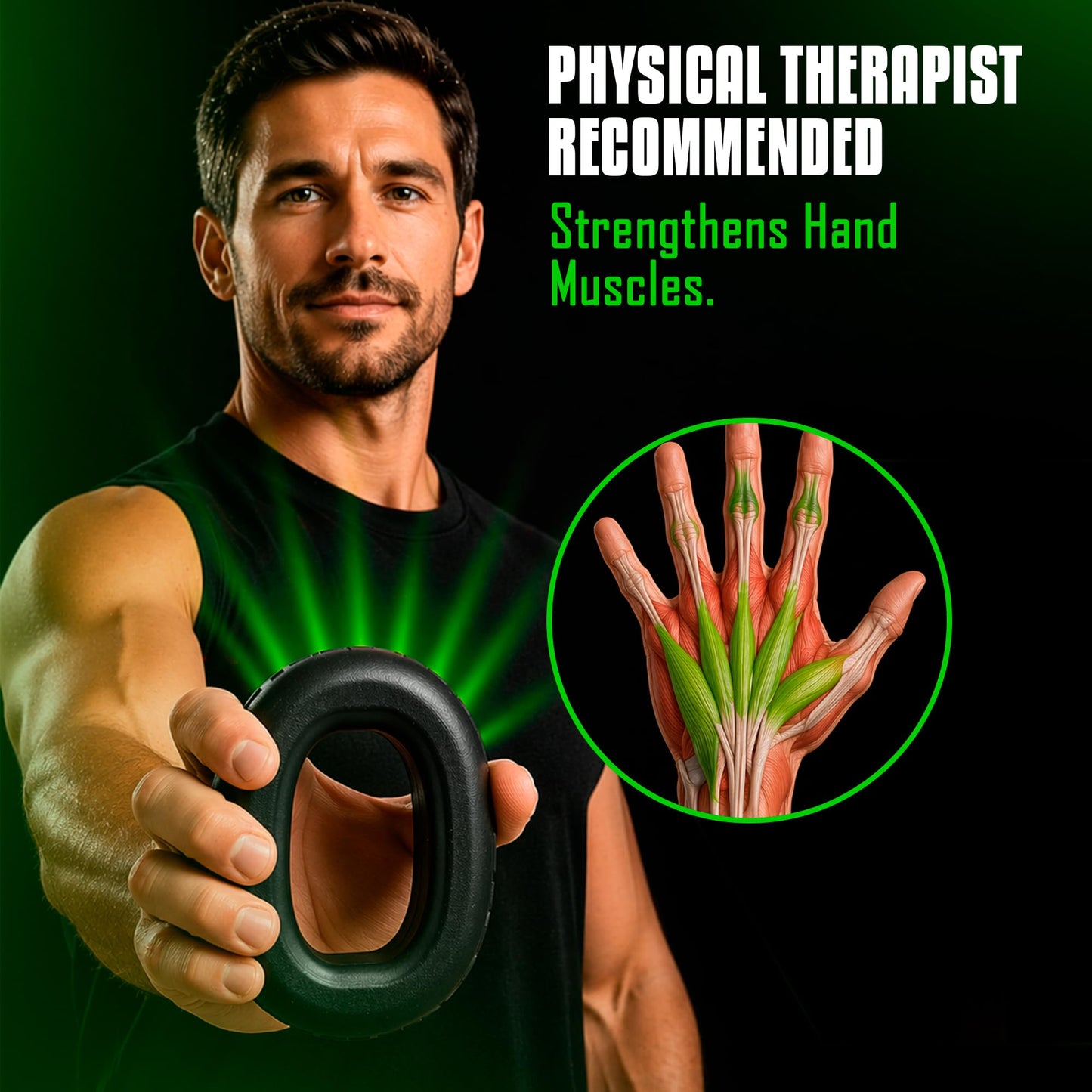THERAPHY FiT Flex Bars Training Kit with Hand Therapy Ring and Finger Exerciser - 4 Resistance Bars Set for Elbow Therapy and Grip Strength - Relieves Tennis Elbow Pain - Flex Bars for Physical Therapy