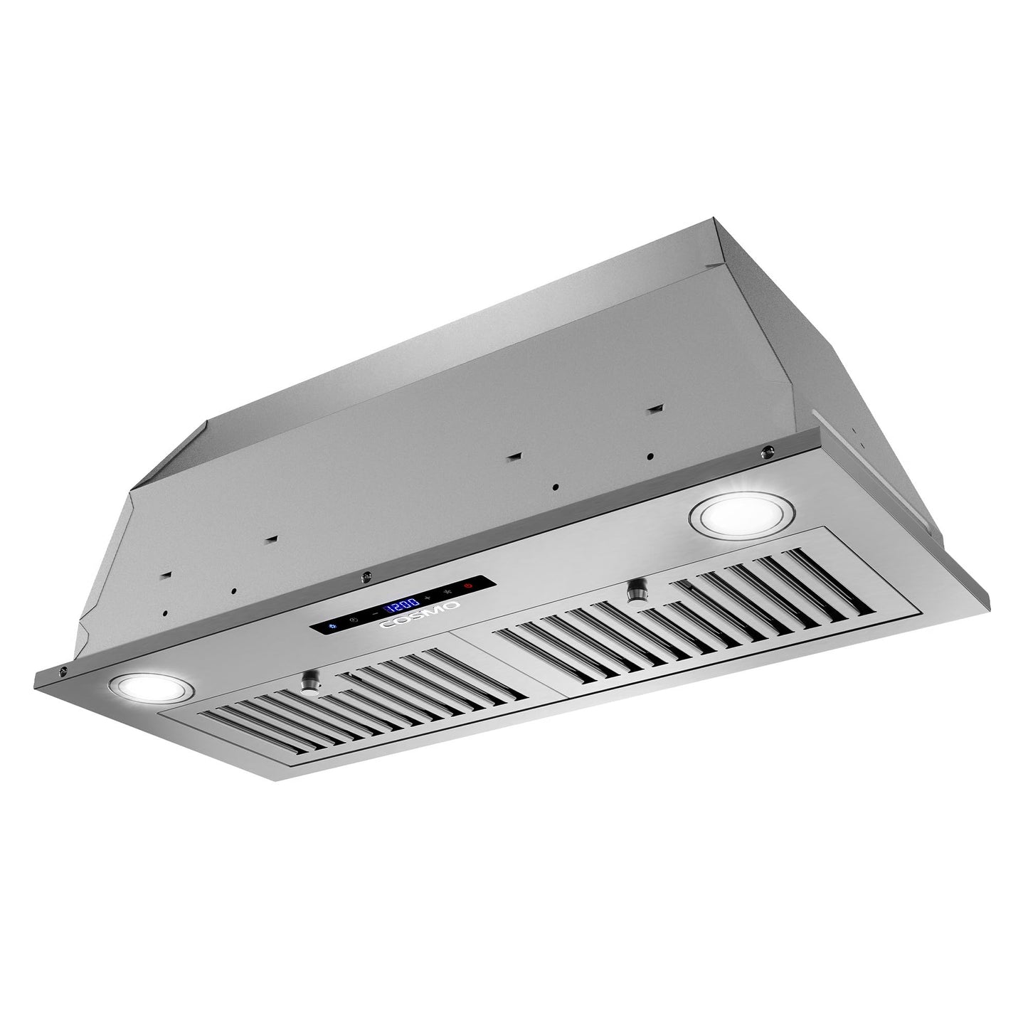 COSMO COS-30IRHS 30 in. Lumin Collection 380 CFM Ducted Insert Range Hood, Touch Controls, LED Lights, Stainless Steel