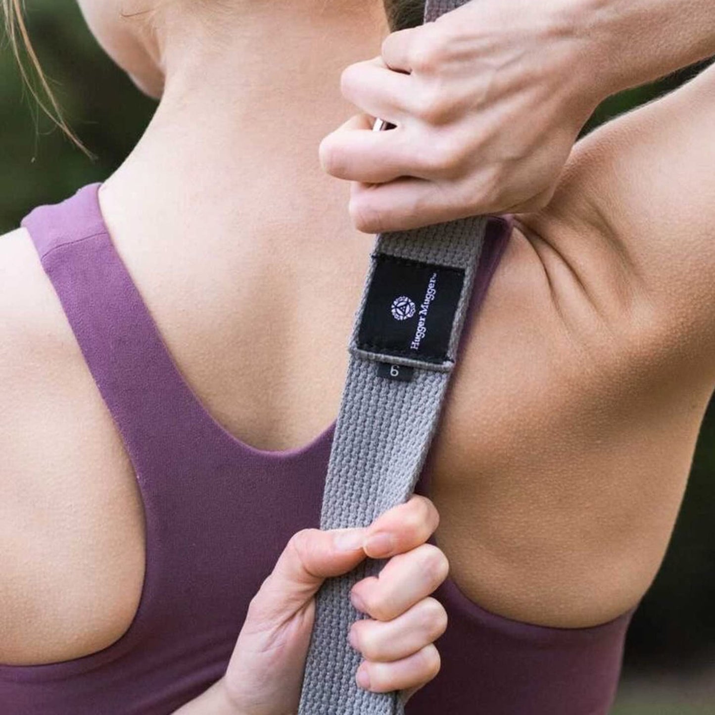 Hugger Mugger D-Ring Yoga Strap (Purple, 8 ft.)