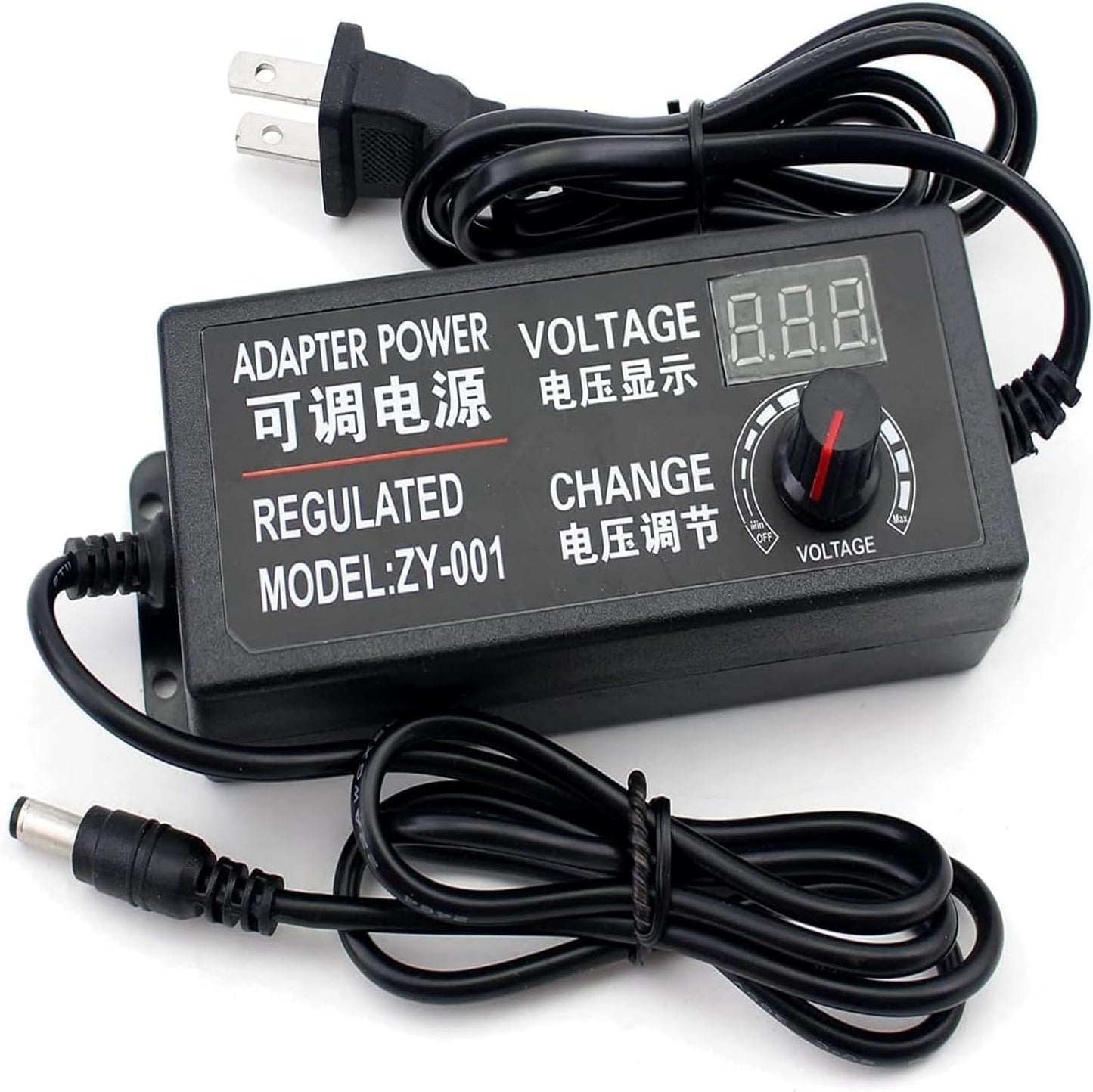 Yetaida 100-240V 3-12V 5A 50-60hz (3V-12V 5A) to Power Supply Adjustable Universal AC/DC Switching Power Adapter