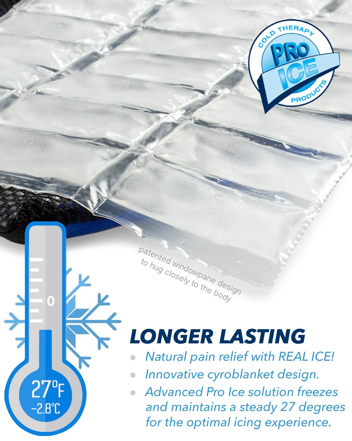 Pro Ice Knee/Multipurpose Cold Therapy Wrap