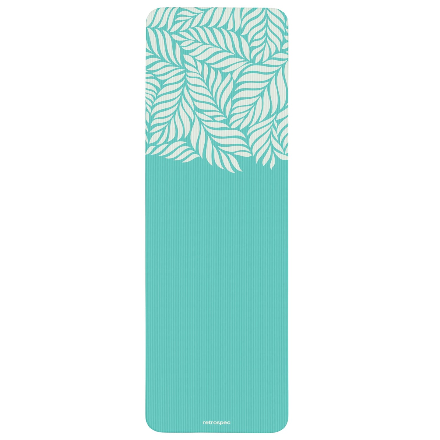 Retrospec Solana Yoga Mat 1" Thick With Nylon Strap For Men & Women - Non Slip Exercise Mat For Home Yoga, Pilates, Stretching, Floor & Fitness Workouts
