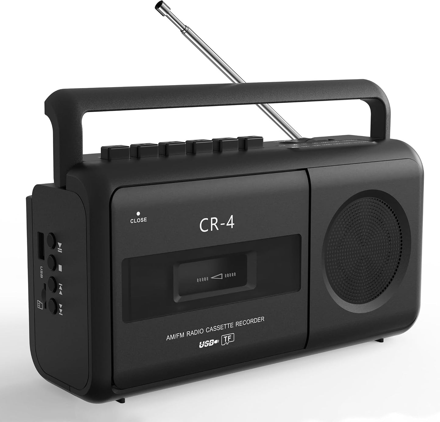 Kuephom Cassette MP3 Portable Tape Player Recorder,Boombox Radios Convert AM/FM and to Tapes,Builtin Microphone