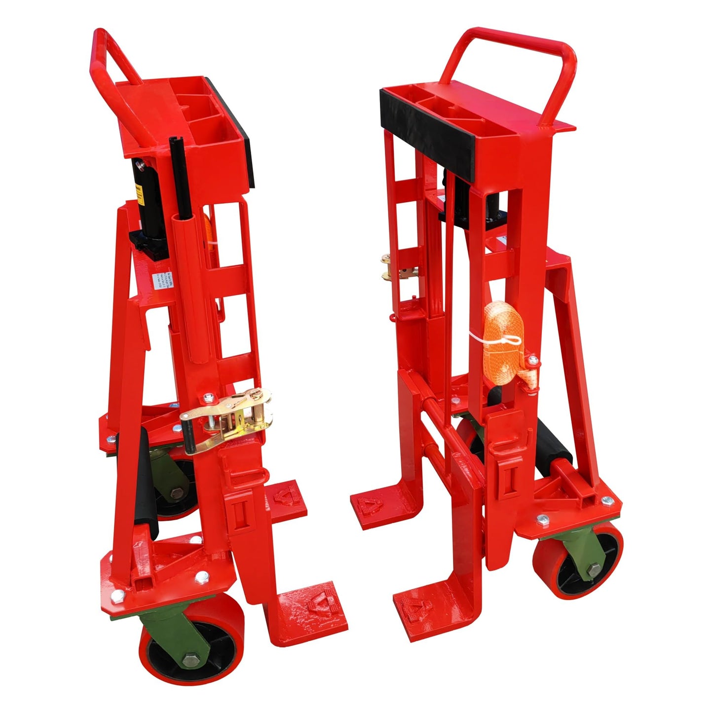 Hydraulic Machinery & Equipment Mover with Adjustable Forks, 12000 lb. Cap