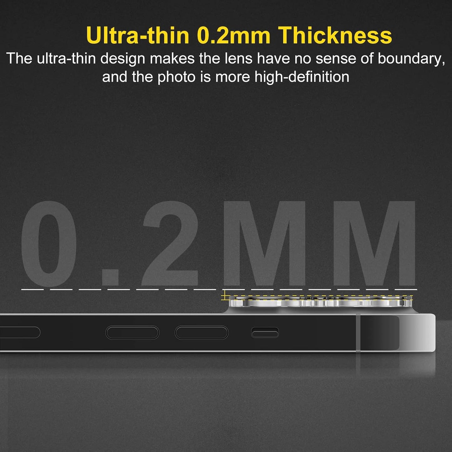 (3 Pack) 14& 14 Camera Lens Protector Compatible with iPhone iPhone Plus Camera Lens Cover Protection, HD Clear