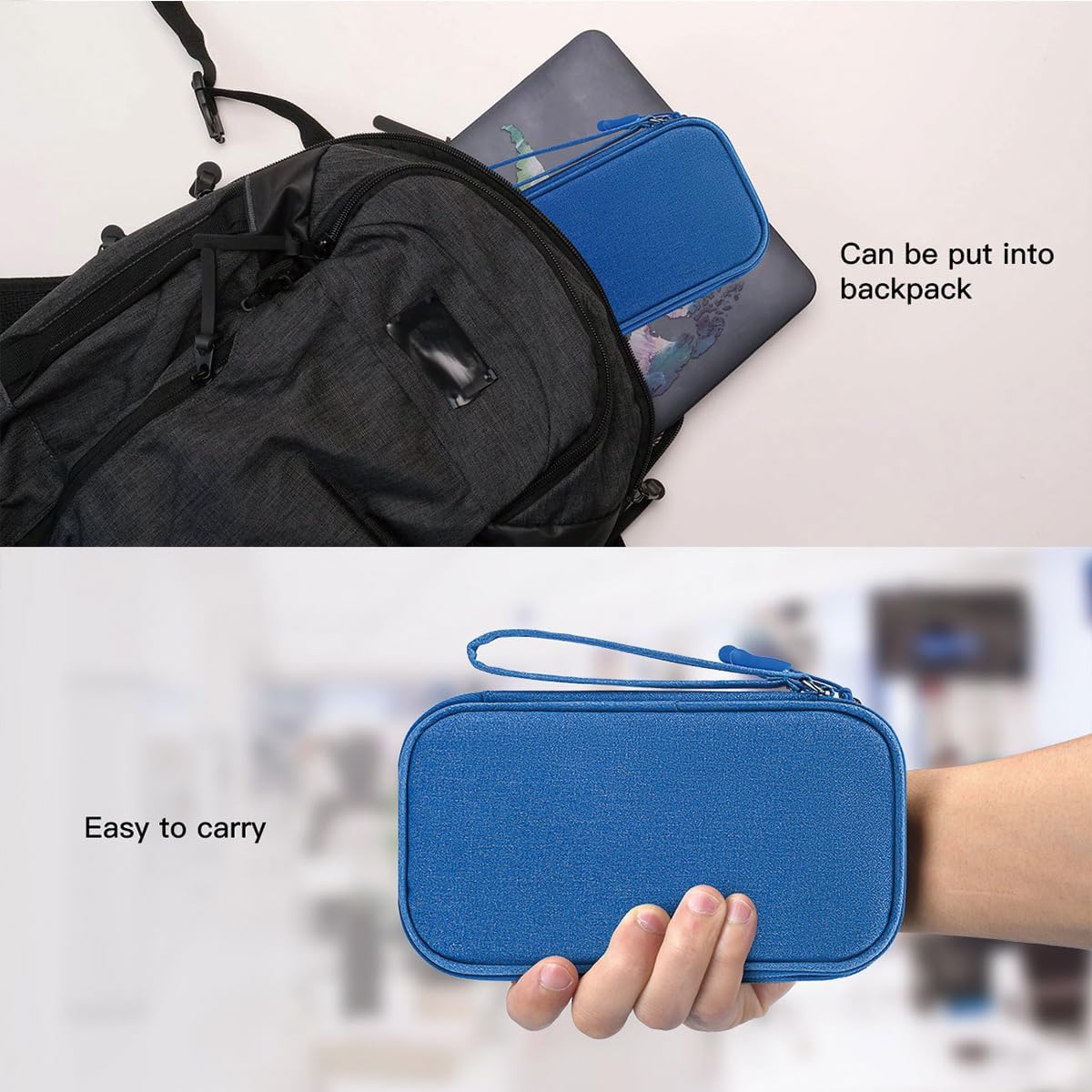 CAAORDKSO Cord Organizer Travel Cable Organizer Bag Tech Electronic Organizer Travel Case, Electronic Accessories Pouch