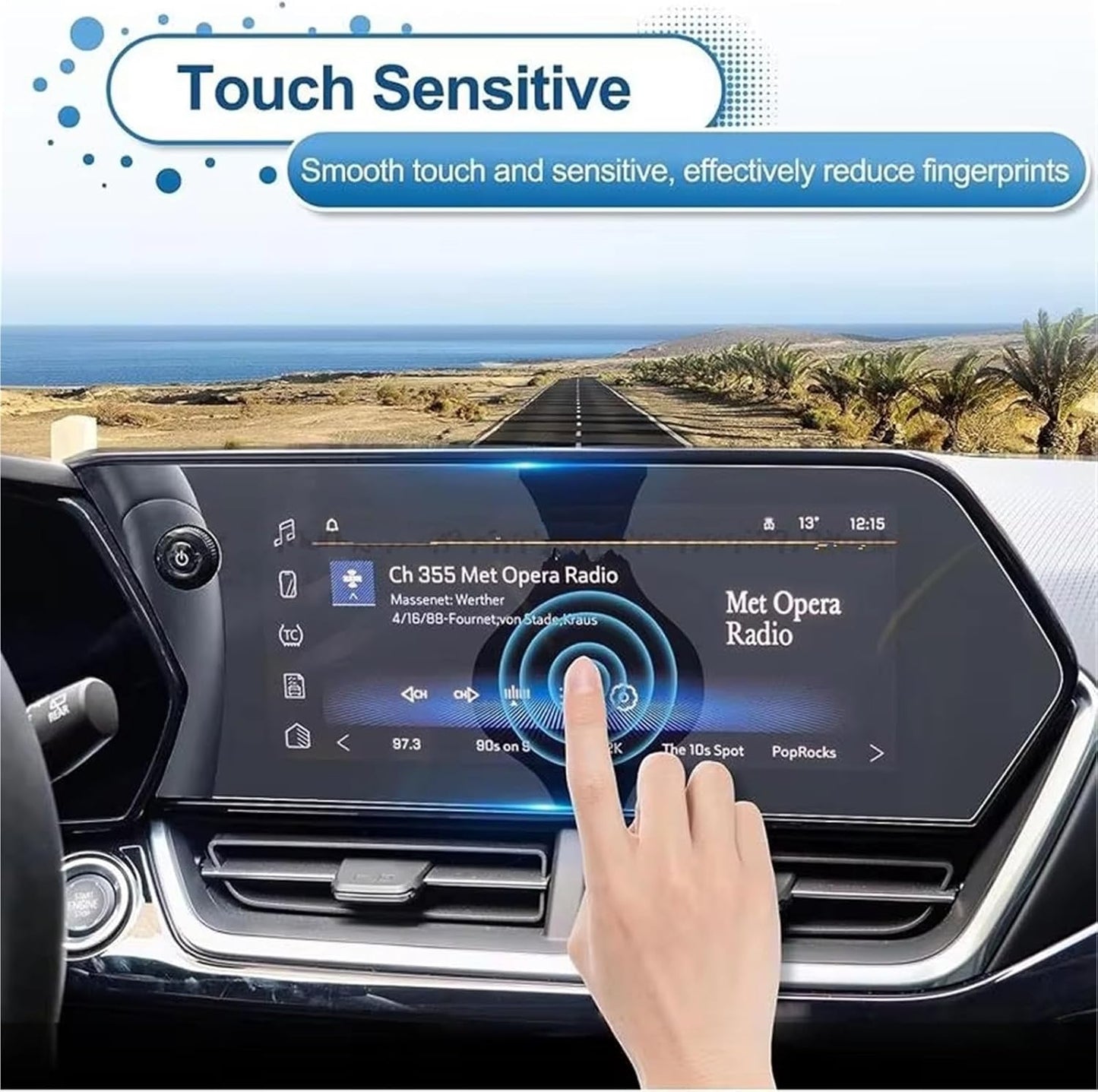 WIJMCTHC 2RS 2024 11 Inch Car modification Compatible With Chevrolet For Trax LT For ACTIV Tempered Glass Screen