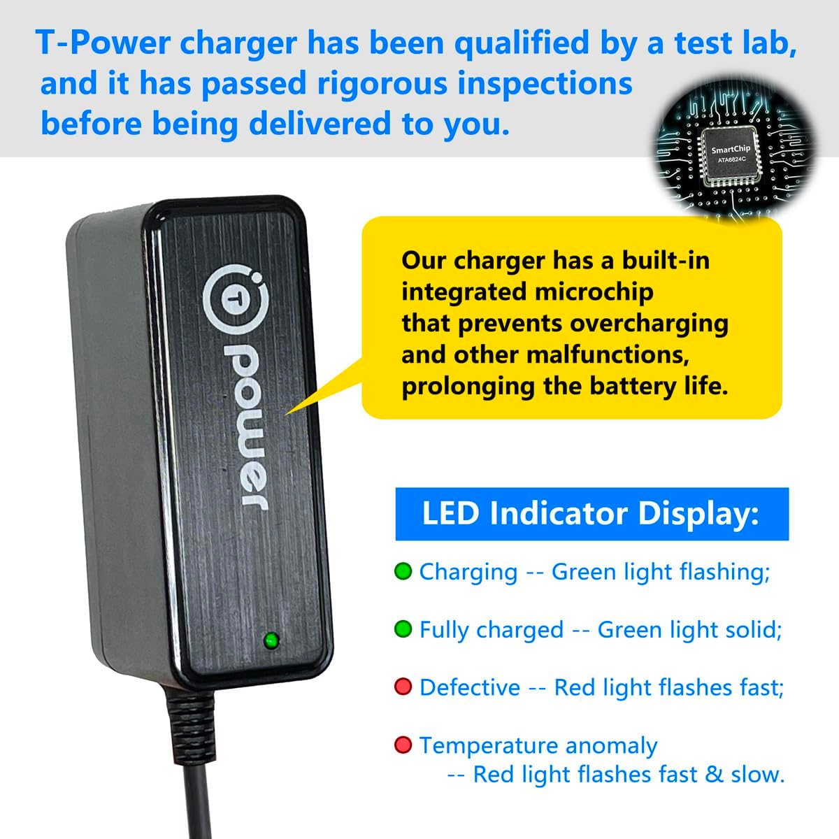 T POWER EV-679 EV679 H20A EV660 EV-660 RB666 RB680 RK-2650500 ZD12D270050US 2 Charger for Orfeld Series Cordless Stick