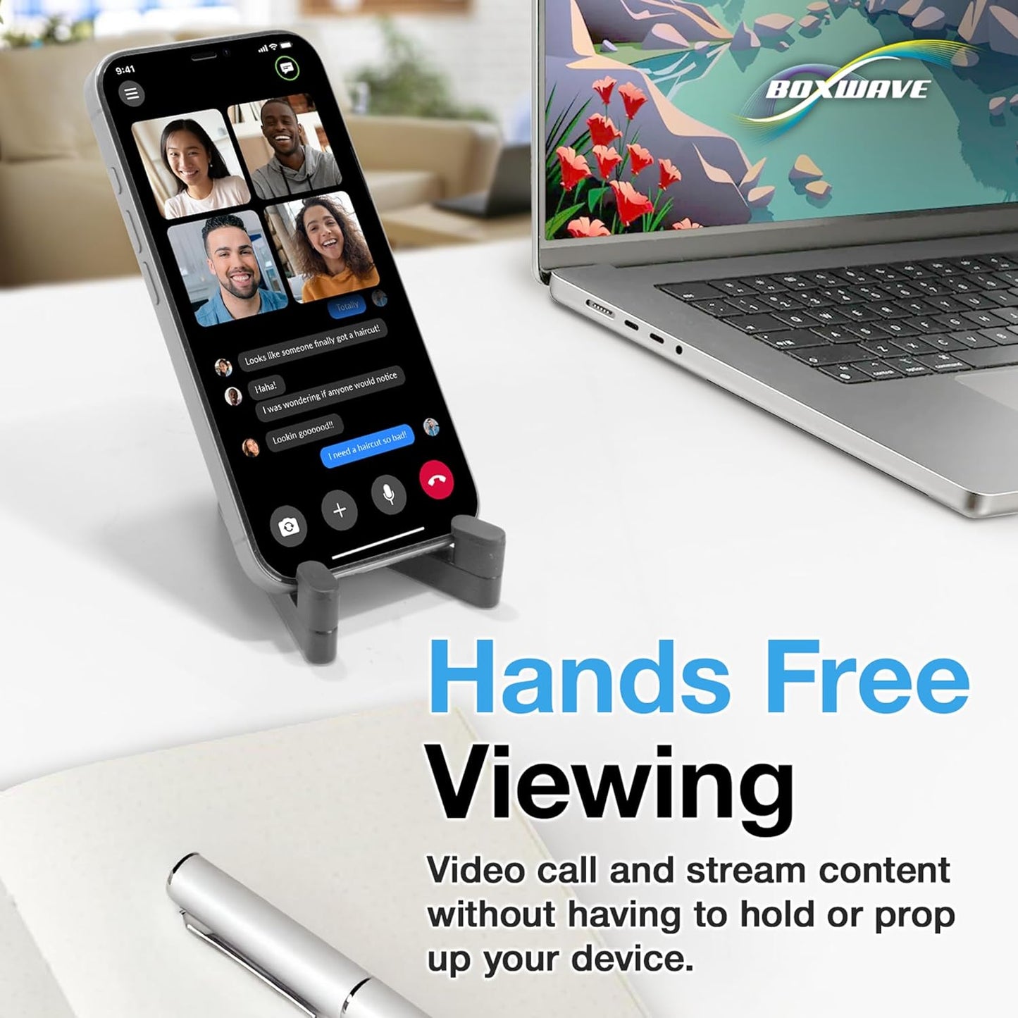 BoxWave (4K) Stand and Mount Compatible with Google TV Streamer - Desktop Aluminum SoloStand, Adjustable Hands-Free