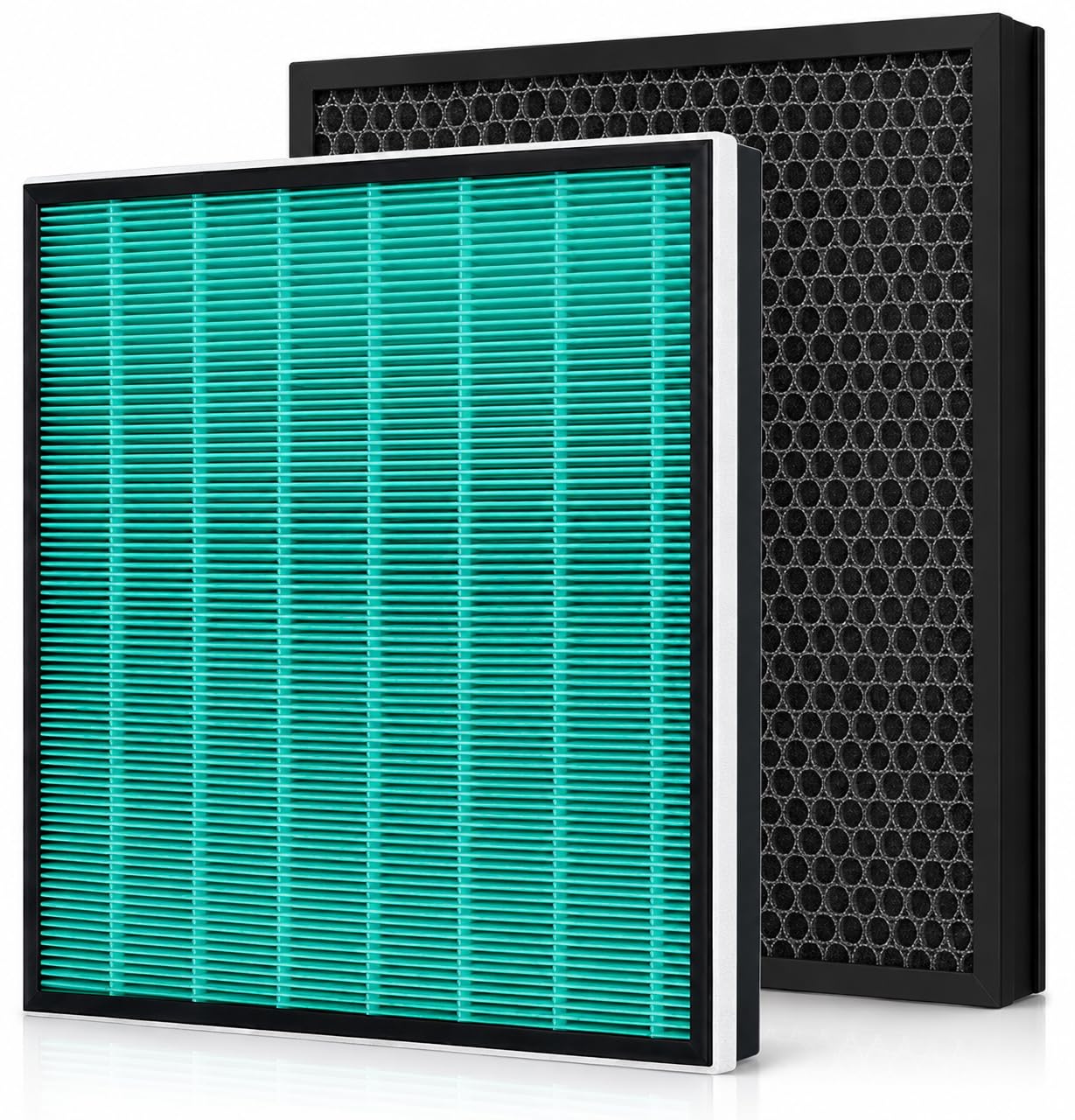 2 Pack 250/250S Air Purifier Replacement Filter Compatible with Coway Airmega 250/250S Air Purifiers, Max 2 Green True HEPA and Active Carbon Filter