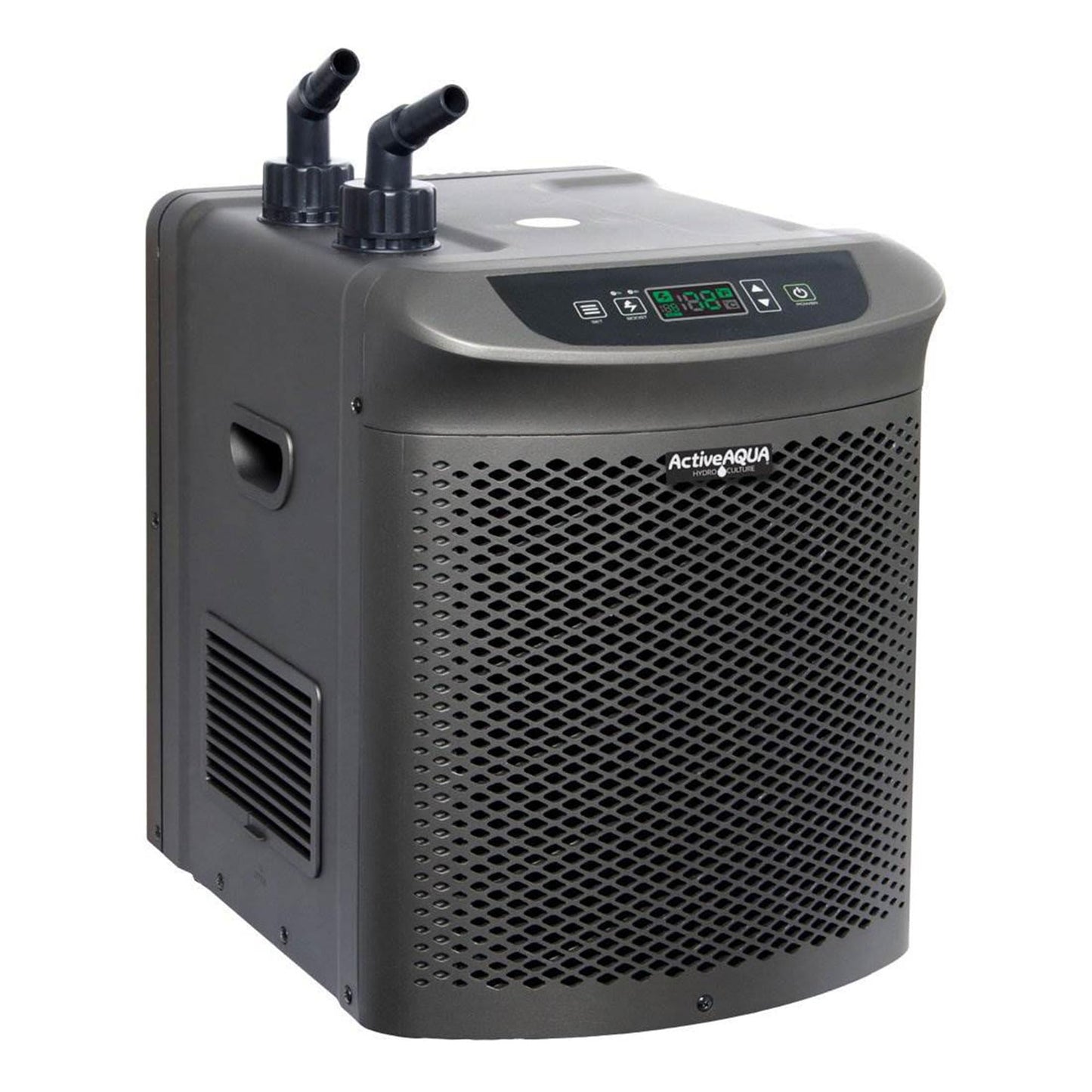 Active Aqua Hydroponic Water Chiller for Aquaponics, Plunge Baths and Aquariums, 0.25 HP - Portable Cooling System with Boost Function for 40-92 Gallon Reservoirs, Pure Titanium Evaporator Cooler