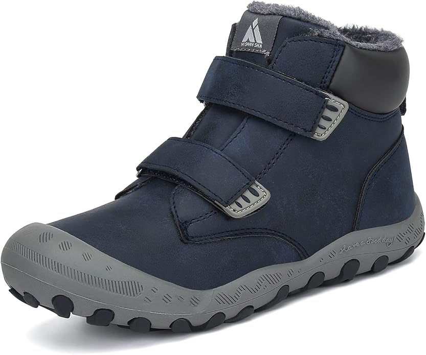 Mishansha Kids Hiking Boots Toddler Girls Boys Hiking Shoes Water-Resistant Anti-Collision Non-Slip Athletic Outdoor Trekking Boots