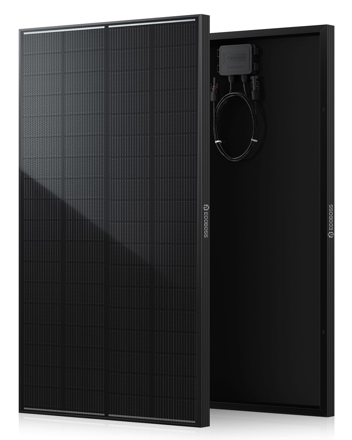 ECOBOSS 200W Solar Panel, N-Type 16BB 12V 200 Watt Solar Panel with 25.6% High Efficiency, IP68 Waterproof & 30-Year Long-Lasting Design, for RV, Van, Marine, Rooftop, Cabin & Off-Grid Power Systems