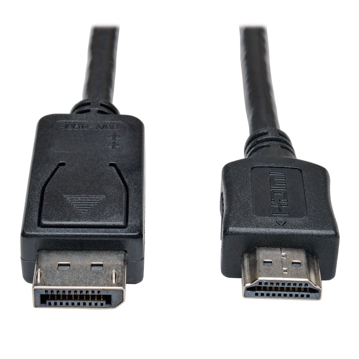 1080P, 6-Feet 1.8 3-Year (P582-006) TRIPP LITE DisplayPort to HDMI Audio Video Cable Adapter, DP to HDMI, Male-to-Male