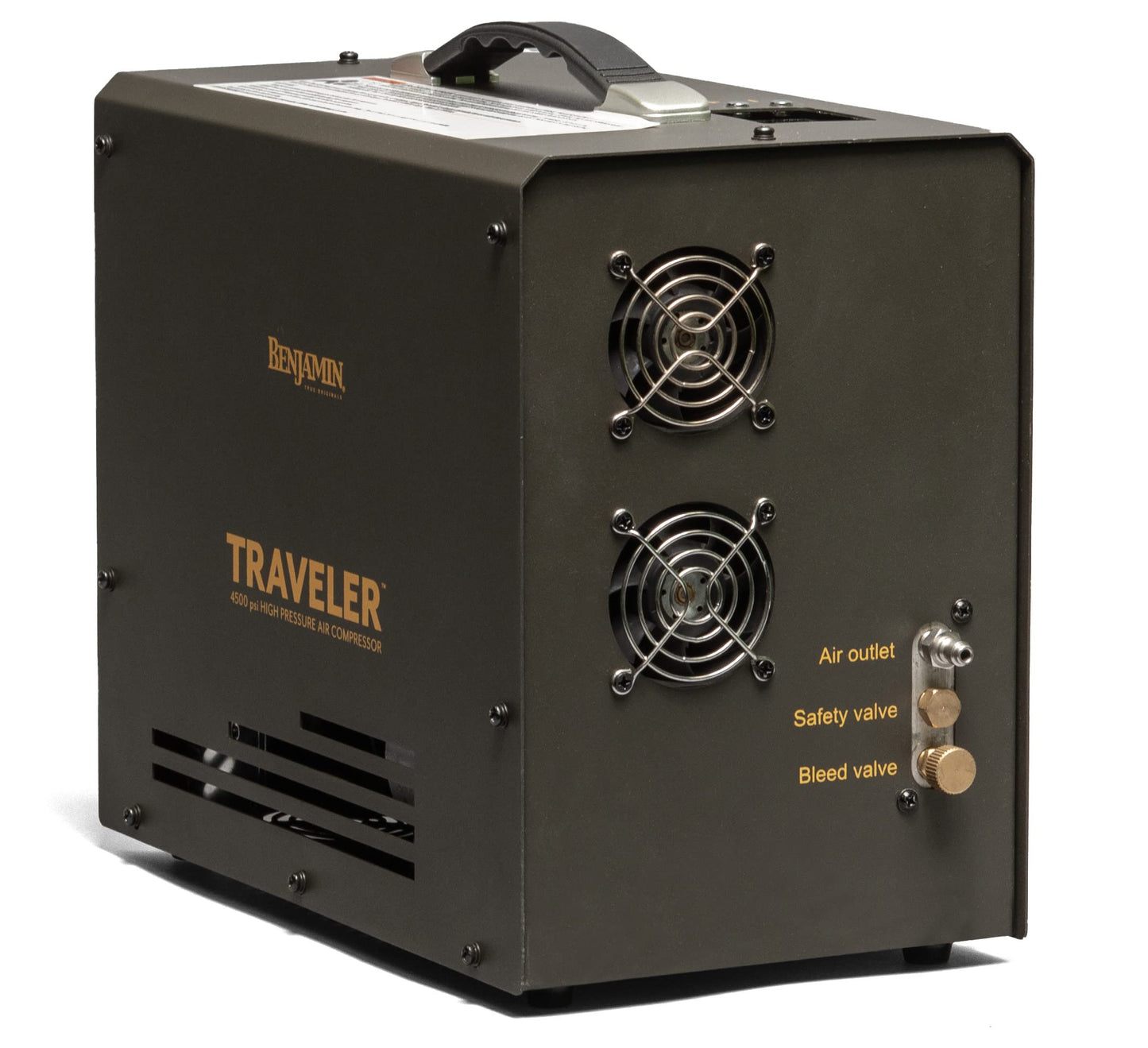 Benjamin Traveler Air Compressor For PCP Air Rifles With Digital Pressure Guage
