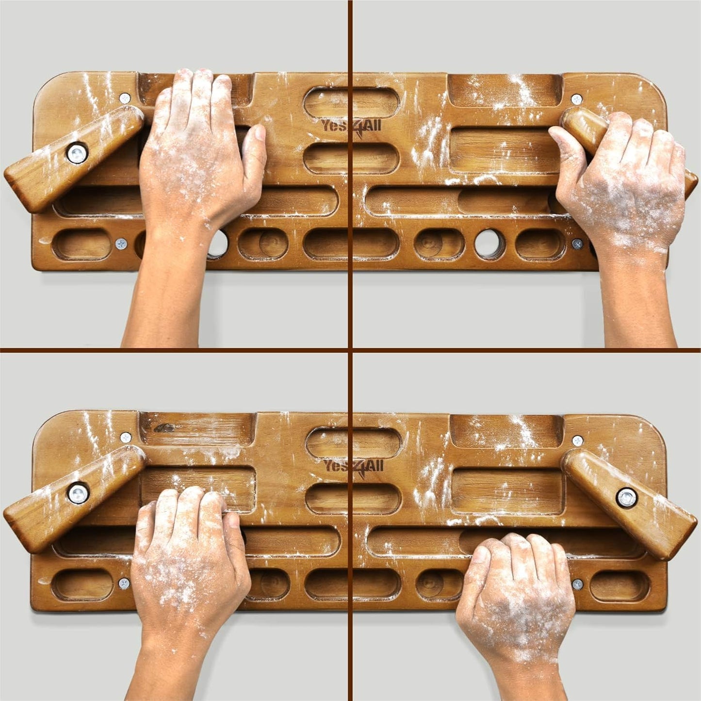 YES4ALL Climbing Fingerboard Premium - Espresso