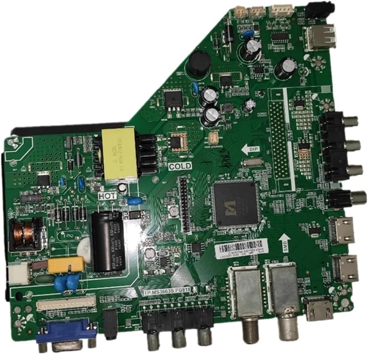 TP.MS3663S.PB818 34-44v 550ma 1366x768(NO LCD LED TV Three-in-one TV Motherboard Backlight Voltage T NO SD NO CI)