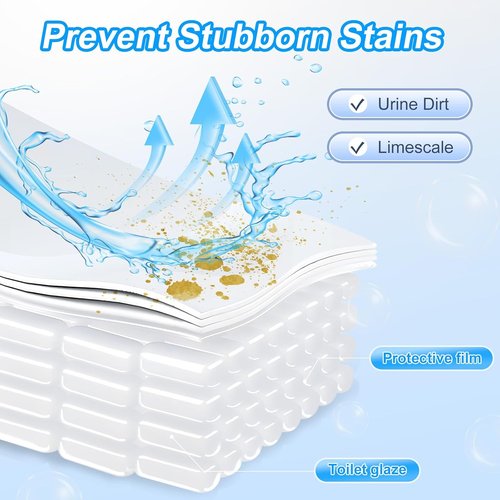 KIISIISO Toilet Bowl Cleaner Tablets - 50 Pack | Automatic Bleach Cleaners for Long-Lasting Freshness