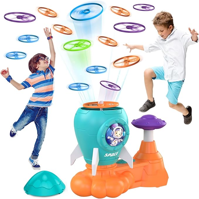 Outside Toys for Kids Ages 4-8, 28 Pack Flying Discs Supplement Set - Compatible with Most Handheld and Foot-Powered Flying Disc Toys, Includes 4 Vibrant Colors, Must-Have for Flying Disc Enthusiasts