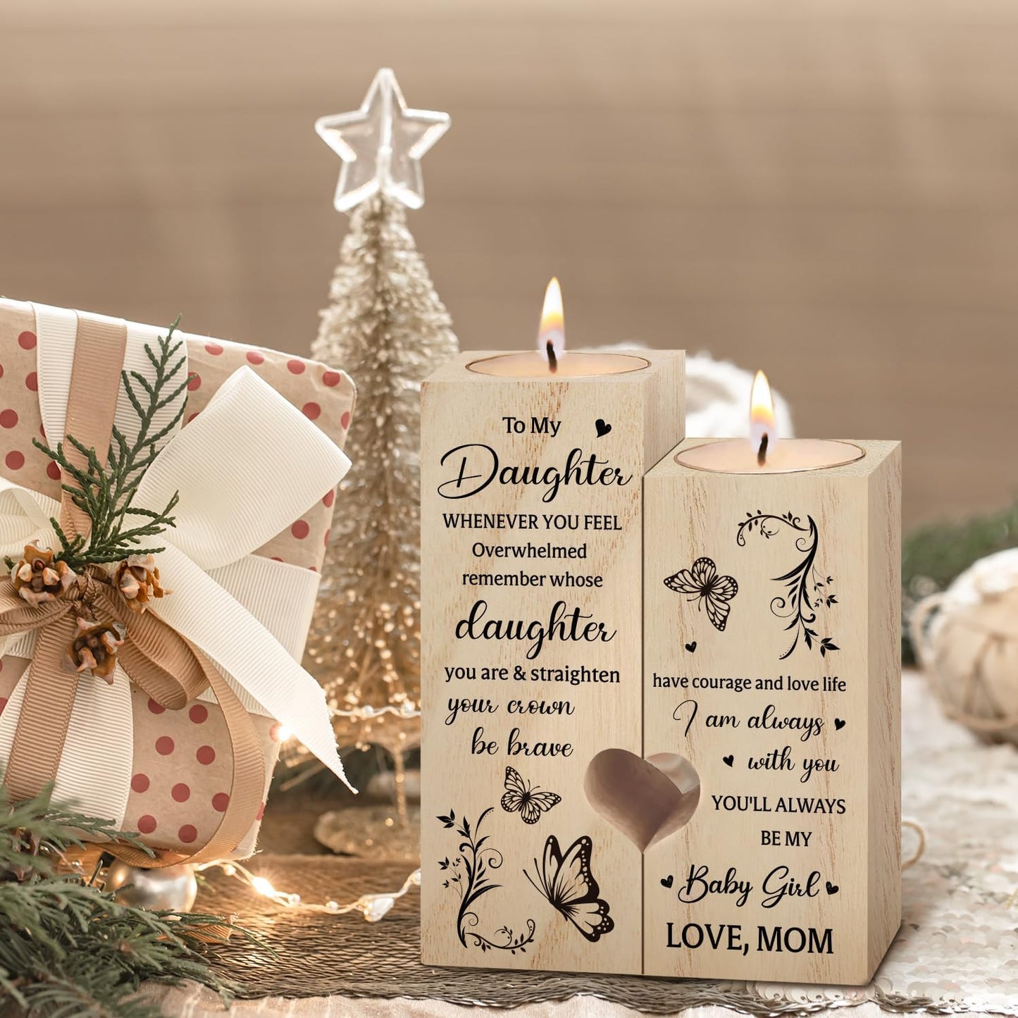 SteadStyle Candle Holders - Heartfelt Gifts for Daughters | Perfect for Mother's Day, Birthdays, & Graduations