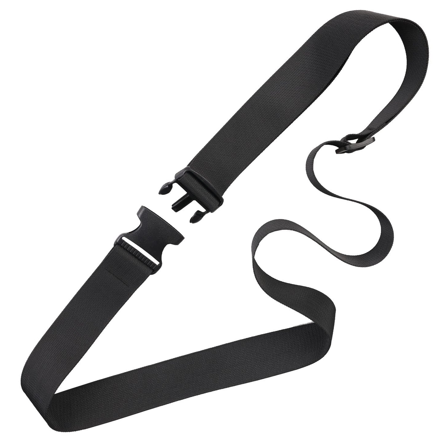 MAGARROW 1.5-Inch Luggage Straps Buckle Packing Strap Adjustable Belts Suitcase Secure Accessory for Travel (Black, 1.5'' x 78")