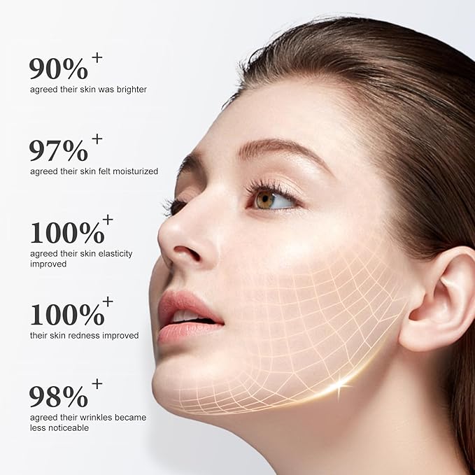 ISTON 4 Pack Collagen Face Mask, Collagen Real Deep Anti Wrinkle Lifting Mask | Firming,Pore Minimizing | Overnight Hydrating Face Masks Skincare for Glass Skin |TikTok Trend Items Skin Care