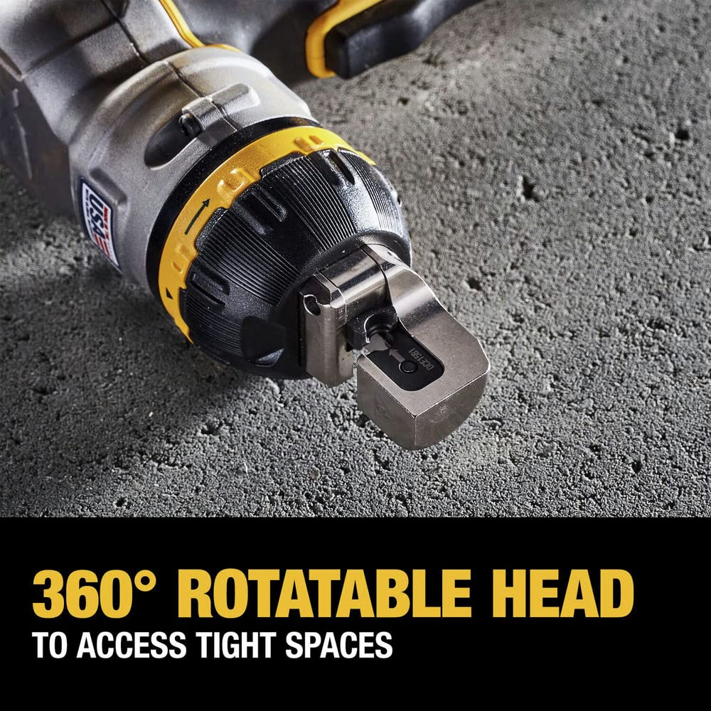 DEWALT 20V MAX XR Wire Cutter Kit, Cuts Carbon Steel and Stainless Steel Wire, Cordless, Battery and Charger Included (DCE158D1)