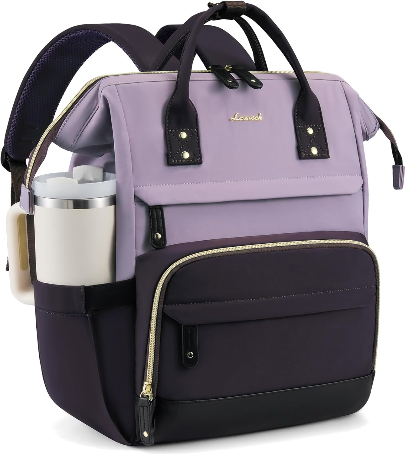 Backpack 15.6 Inch Backpacks LOVEVOOK Laptop for Women, Work Business Purse With Large Capacity